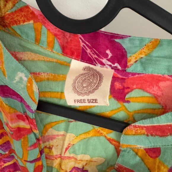 Cotton colorful dress, UNI size fits to US 2-8 - Picture 5 of 7